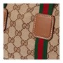 Мини-сумка унисекс GUCCI из ткани, бежевая 27944059