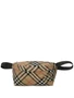 Burberry поясная сумка в клетку Vintage Check, нейтральный цвет 15829561