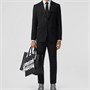 Burberry Кожаная сумка клатч большая мужская черная 27895708