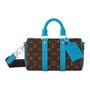 LOUIS VUITTON Сумка из лакированного полотна на плечо через плечо мужская синяя и коричневая 27972816