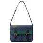 LOUIS VUITTON Мужская синяя разноцветная наплечная сумка из монограммного полотна 27973916