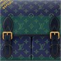LOUIS VUITTON Мужская синяя разноцветная наплечная сумка из монограммного полотна 27973916