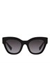 Солнцезащитные очки «кошачий глаз», 51 мм Miu Miu, цвет Black 6760924