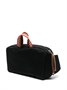 Lanvin поясная сумка с узором шеврон, черный 10078654