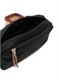 Lanvin поясная сумка с узором шеврон, черный 10078654