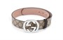 Ремень кожаный Gucci мужской, бежевый 13903360