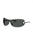 Солнцезащитные очки-маска Dolce & Gabbana Eyewear, черный 20530410