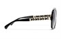 CHANEL Квадратные солнцезащитные очки, Black 27908993
