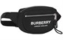 Сумка через плечо Burberry с логотипом Cannon из Econyl, маленькая, черная 26500429