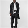 Сумка через плечо Burberry с логотипом Cannon из Econyl, маленькая, черная 26500429