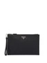 Prada клатч с логотипом, черный 15678209