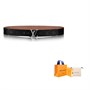 Мужской ремень Louis Vuitton, черный/коричневый 10443819