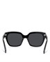 Квадратные солнцезащитные очки Monochroms, 56 мм CELINE, цвет Black 6760787