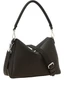 Кожаная сумка через плечо с логотипом FF FENDI, коричневый 26604771