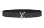 LOUIS VUITTON Кожаный ременный ремень из коровьей кожи шириной 4 см, Black 27972961