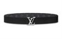 LOUIS VUITTON Кожаный ременный ремень из коровьей кожи шириной 4 см, Black 27972961