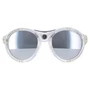 Круглое хрустальное серебристо-серое серебряное зеркало ML0046 Moncler, серебро 7010784
