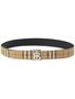 Двусторонний ремень в клетку Vintage Check с монограммой Burberry, бежевый 11698072