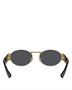 Овальные солнцезащитные очки Versace, 56 мм, золотой 19879313