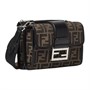 FENDI Сумка через плечо из полиэстера мужская коричневая 27936203