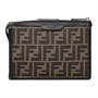 FENDI Сумка через плечо из полиэстера мужская коричневая 27936203