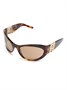 Большая оправа с мотивом 4G Солнцезащитные очки Givenchy Eyewear, коричневые 11607054