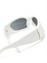 Prada Eyewear солнцезащитные очки с логотипом, белый 15670853