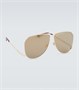 Солнцезащитные очки-авиаторы sl 690 Saint Laurent, желтый 6949174