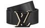 Ремень мужской Louis Vuitton Leather, черный 13995050