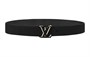 Ремень мужской Louis Vuitton Leather, черный 13995050
