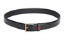 Ремень кожаный Gucci мужской, темно-синий 13916707