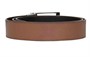 Ремень мужской кожаный Burberry, серый / белый 14017634