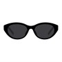 SAINT LAURENT Солнцезащитные очки овальной формы Eyewear Oval Frame, Black 28011752