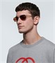 Прямоугольные солнцезащитные очки Gucci, золото 5937972
