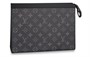 Портплед Voyage Monogram Eclipse Mm черный/серый LOUIS VUITTON 26498276