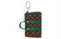 LOUIS VUITTON Мини-кепол из холста с кожаным брелоком Мужская зеленая сумка, Green 27973872