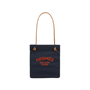 HERMES Холщовая сумка через плечо унисекс индиго и золотисто-коричневый 27947518