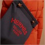 HERMES Холщовая сумка через плечо унисекс индиго и золотисто-коричневый 27947518
