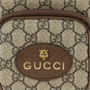 GUCCI Унисекс мини-сумка через плечо из телячьей кожи с нео-винтажным принтом 27946088