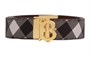 Ремень мужской Burberry, серо-черный / коричневый 14021085