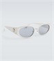 Овальные солнцезащитные очки с декором medusa Versace, серый 5939879