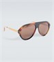 Солнцезащитные очки-авиаторы Gucci, желтый 6947939
