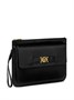 Versace кожаный клатч с бляшкой «Медуза», черный 15737990