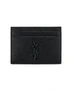 Чехол для кредитных карт с монограммой Saint Laurent, черный 20115182