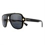 Черные, серые поляризованные солнцезащитные очки Aviator VE2199 Versace, черный 11188226