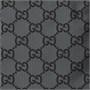 GUCCI Переработанный полиэстеровый клатч мужской темно-серый и черный 27945796