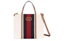 GUCCI Хлопковая сумка-шоппер из холста с кожаными вставками среднего размера мужская наплечная сумка через плечо 27943570
