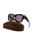 TOM FORD Eyewear солнцезащитные очки FT1154 в квадратной оправе, черный 15666733