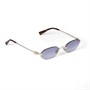 MIU MIU Солнцезащитные очки овальной формы Eyewear Gold 27984052
