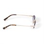 MIU MIU Солнцезащитные очки овальной формы Eyewear Gold 27984052